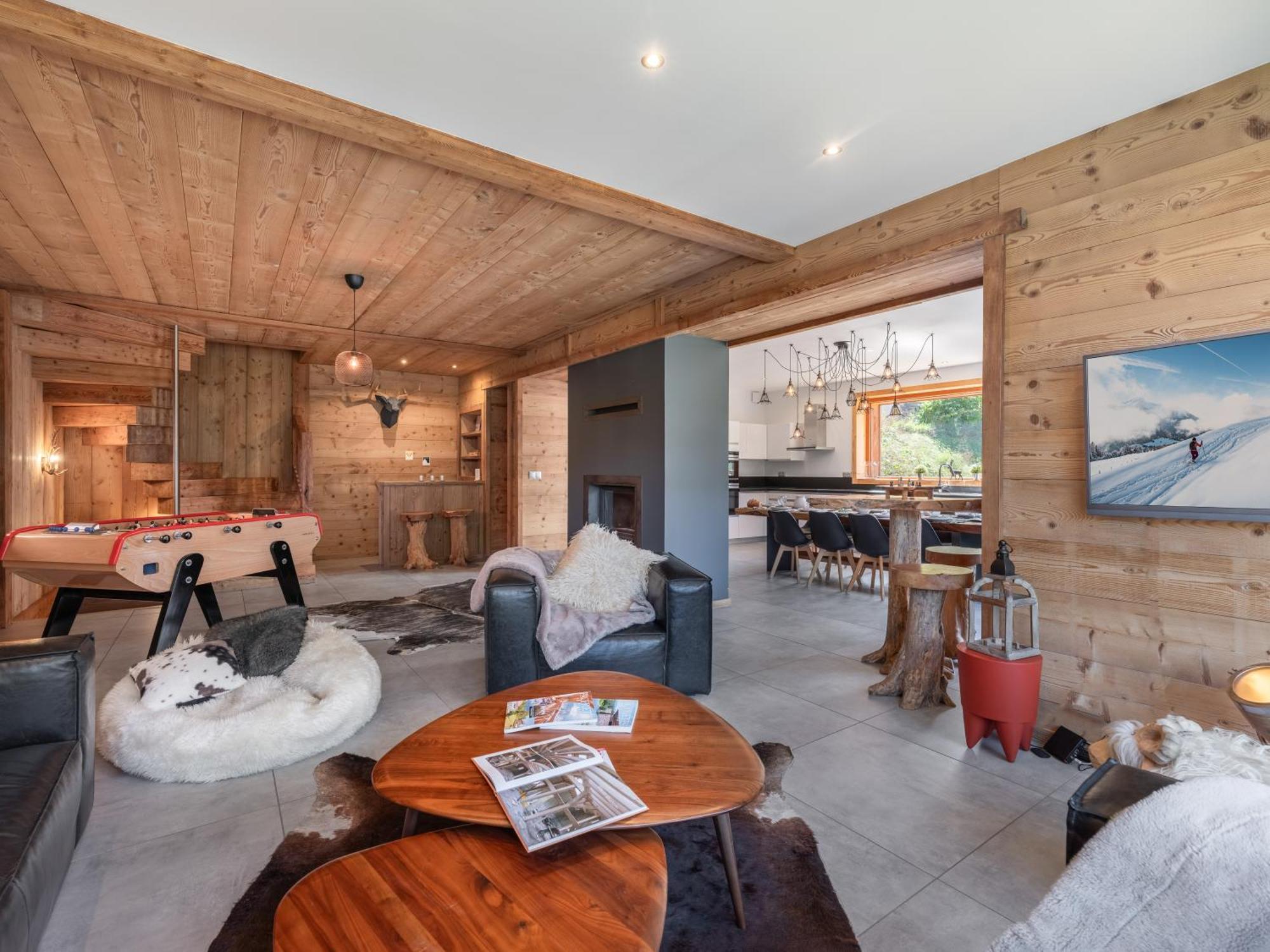 Chalet 1100 - Bo Immobilier Chatel - A Mi-Chemin Du Centre Et Du Linga - Jacuzzi Sauna Et Cheminee Exterior foto